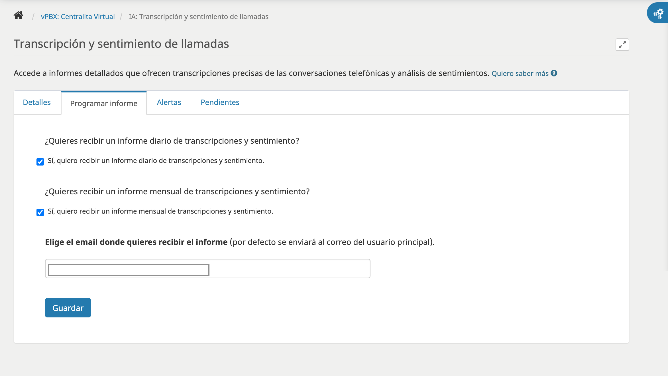 Informes Inteligencia Artificial - Centralita Virtual de netelip